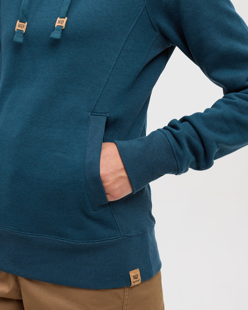 Green-TreeFleece-Rib-Panel-Raglan-Hoodie