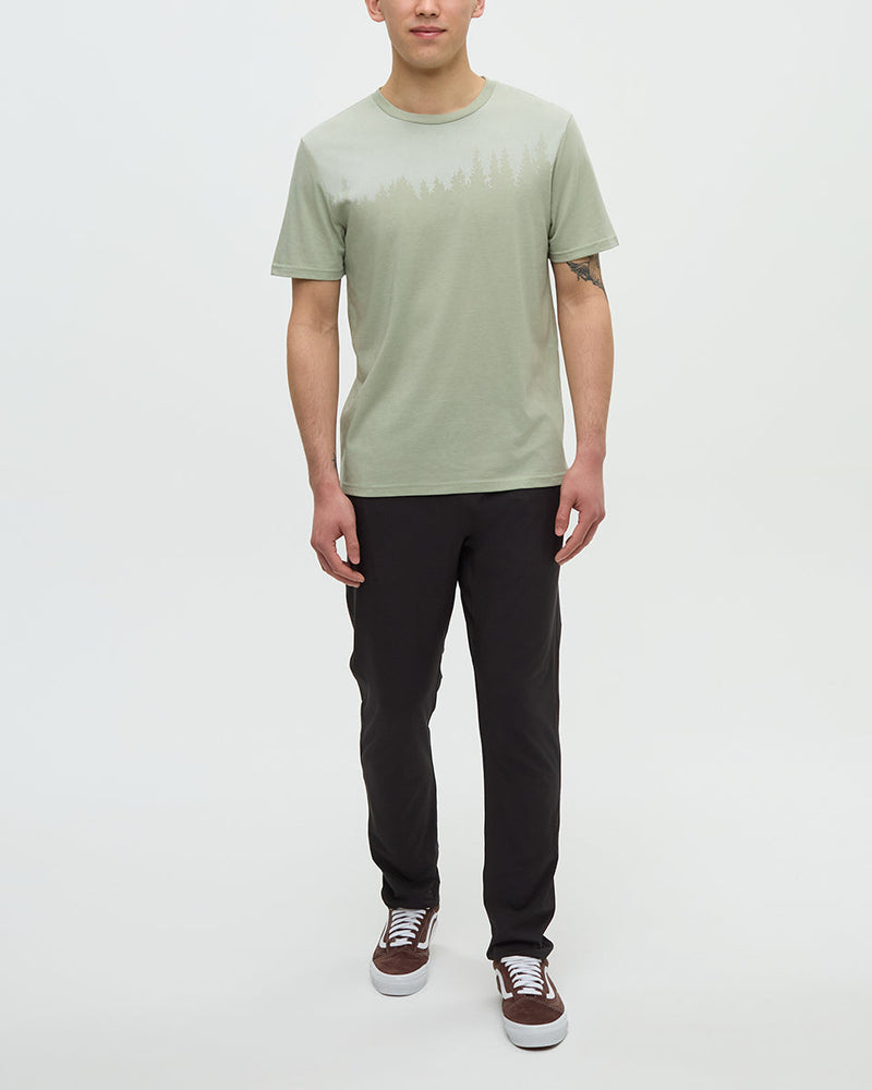 Green-Treeblend-Regular-Fit-Crew-Neck-T-shirt