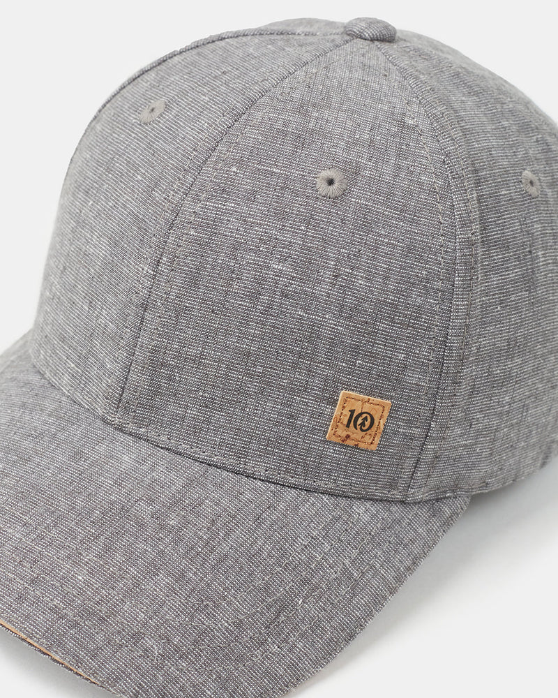 Grey-Adjustable-Cork-Baseball-Cap