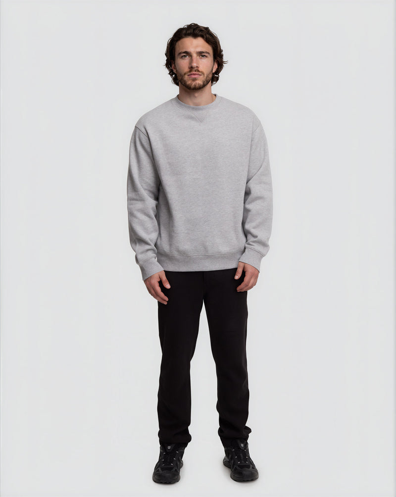 Grey-Men_s-Fleece-Crew-Sweatshirt