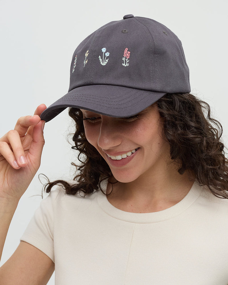 Grey-Organic-Cotton-6-Panel-Low-Profile-Hat