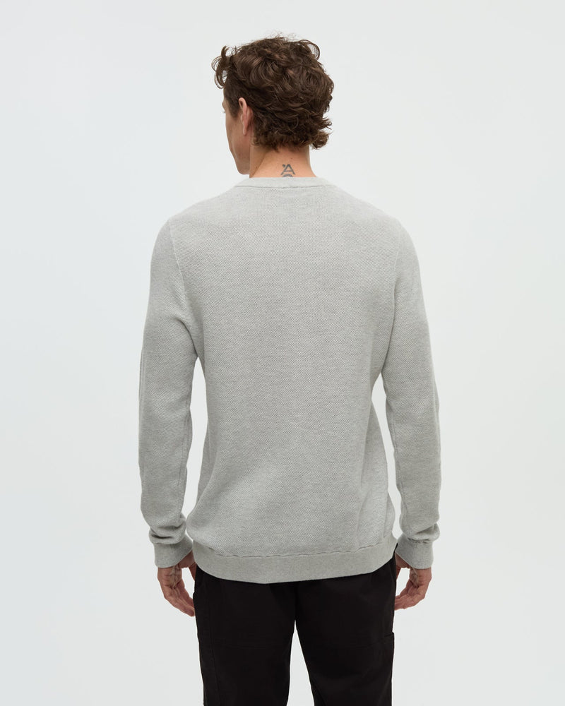 Grey-Organic-Cotton-Woven-Sweater
