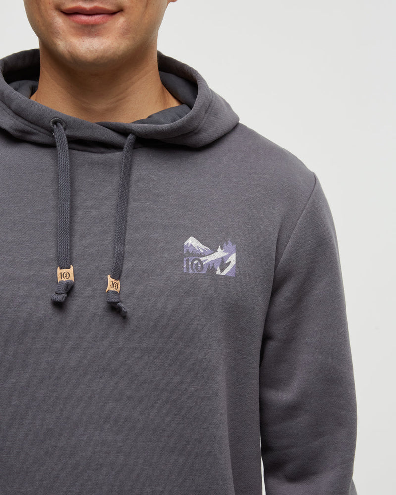 Grey-Printed-Graphic-TreeFleece-Hoodie
