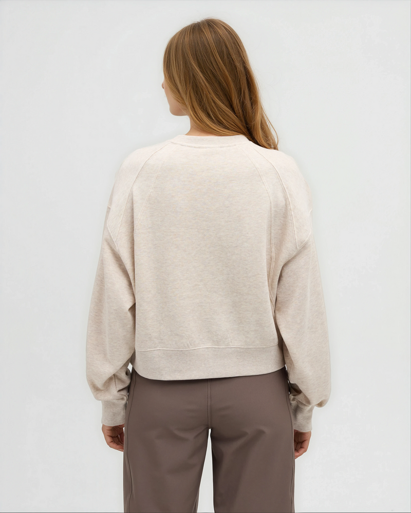 Oatmeal-TreeFleece-Oversized-Cropped-Crew