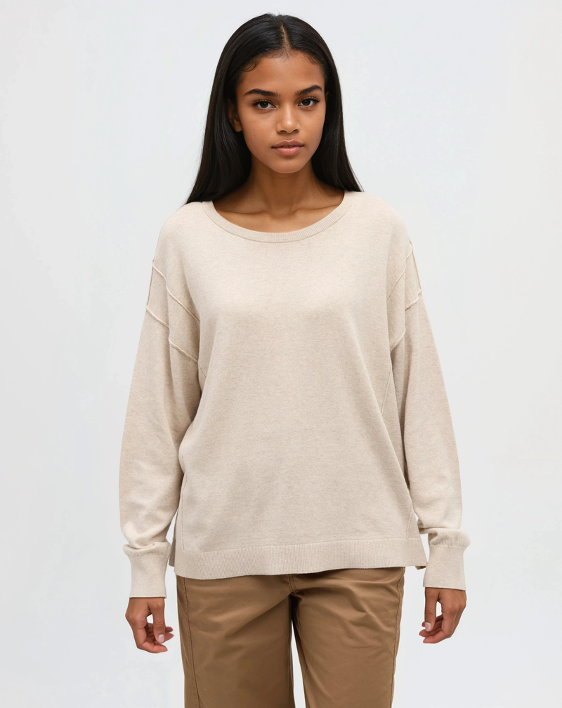 Oatmeal-Women_s-Lightweight-Organic-Cotton-Sweater