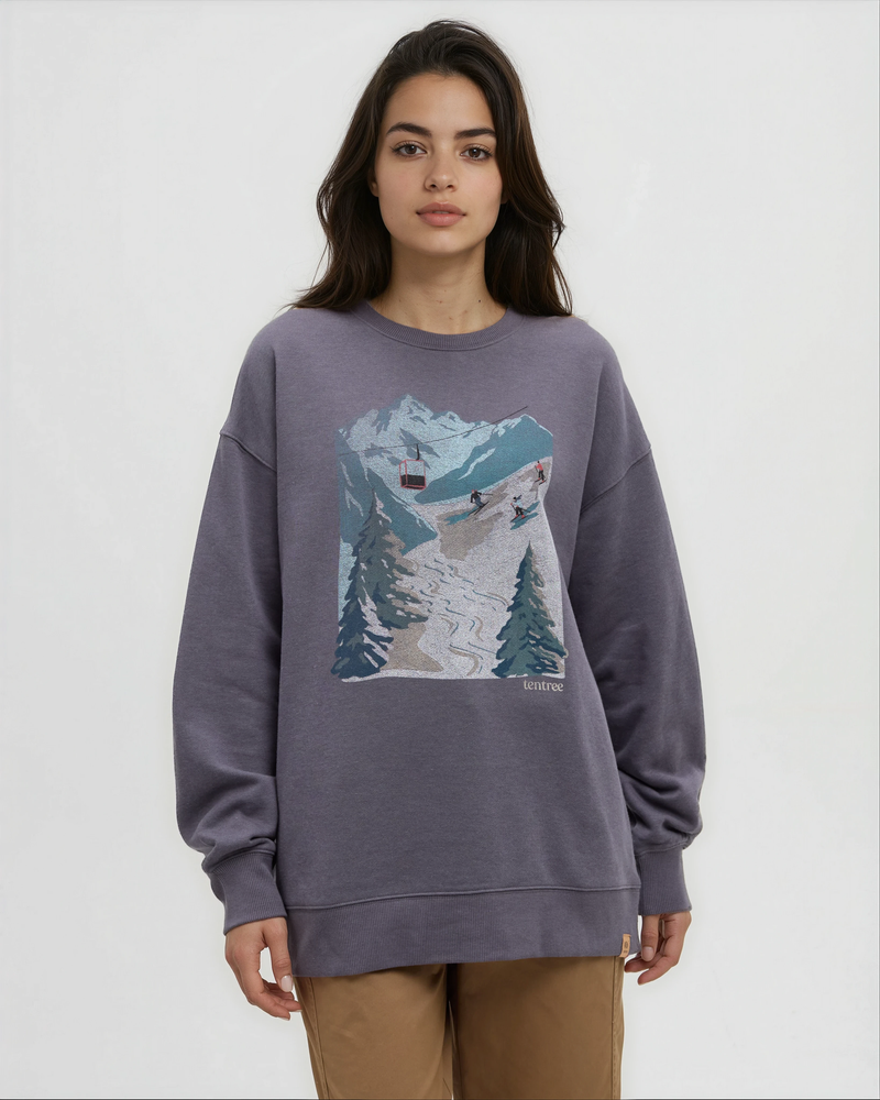 Purple-Graphic-Crew-Neck-Sweatshirt