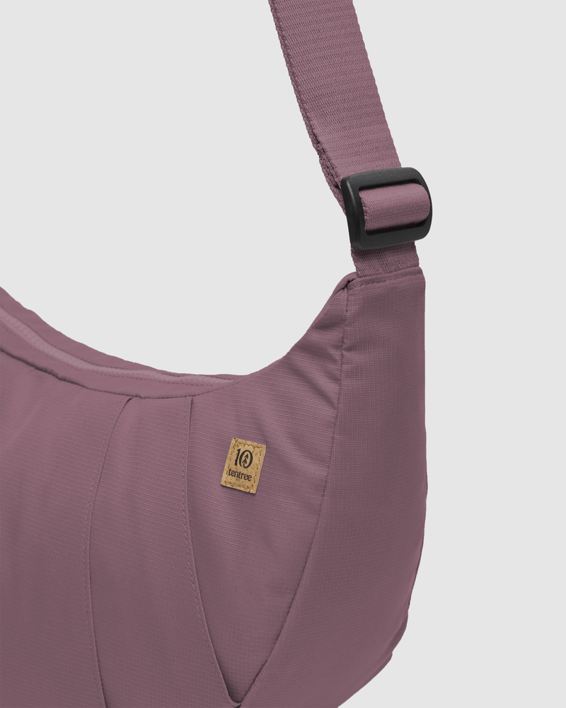 Purple-Recycled-Adjustable-Cross-Body-Bag