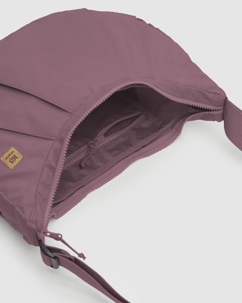 Purple-Recycled-Adjustable-Cross-Body-Bag