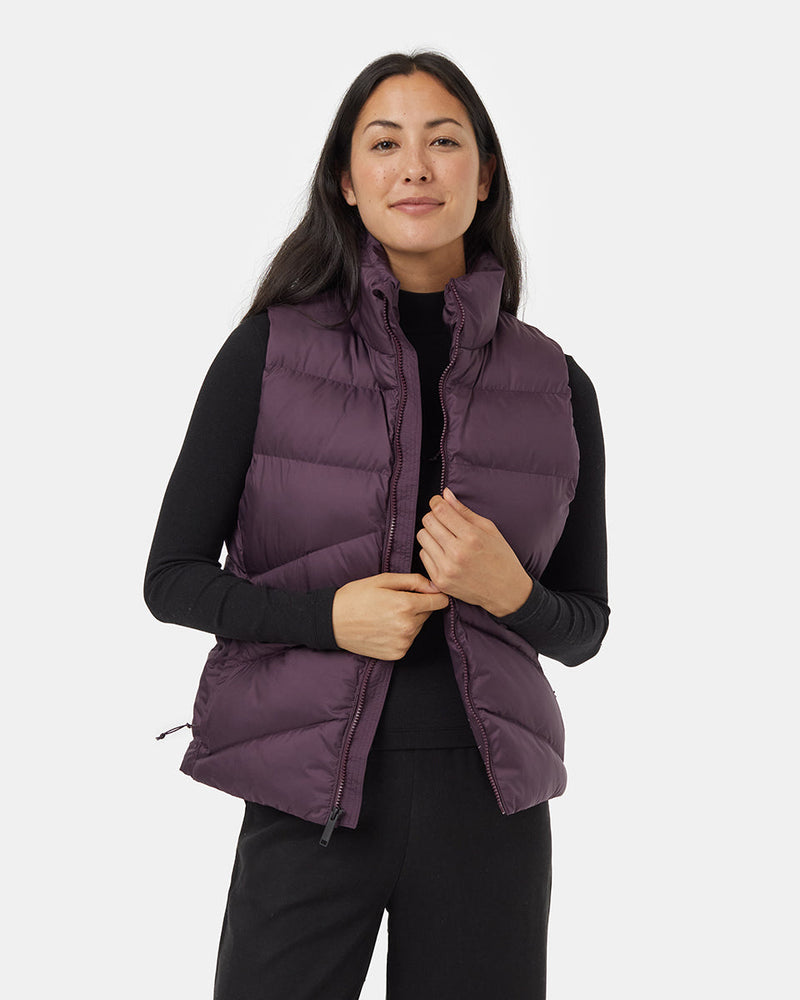 Purple-Womens-Recycled-Polyester-Insulated-Puffer-Vest