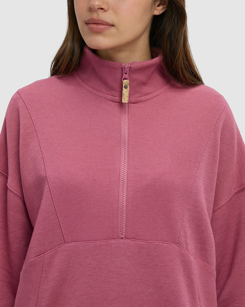 Red-TreeFleece-Oversize-Contrast-14-Zip
