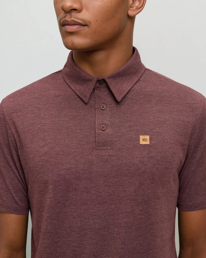 Red-Treeblend-Regular-Fit-Polo