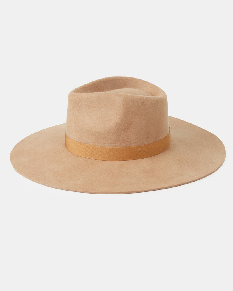 Brown-Recycled-Wool-Fedora-Hat