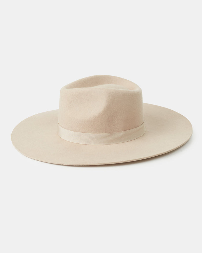 Oatmeal-Recycled-Wool-Fedora-Hat