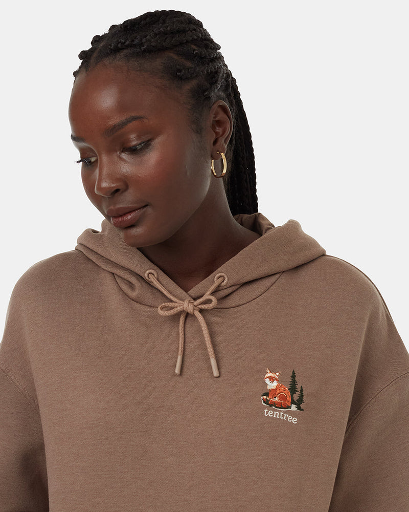 Brown-Organic-Cotton-Embroidered-Graphic-Hoodie