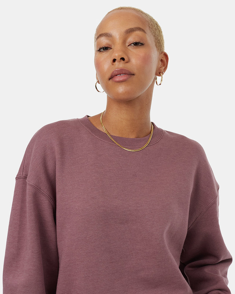 Purple-Organic-Cotton-Crew-Neck-Sweatshirt