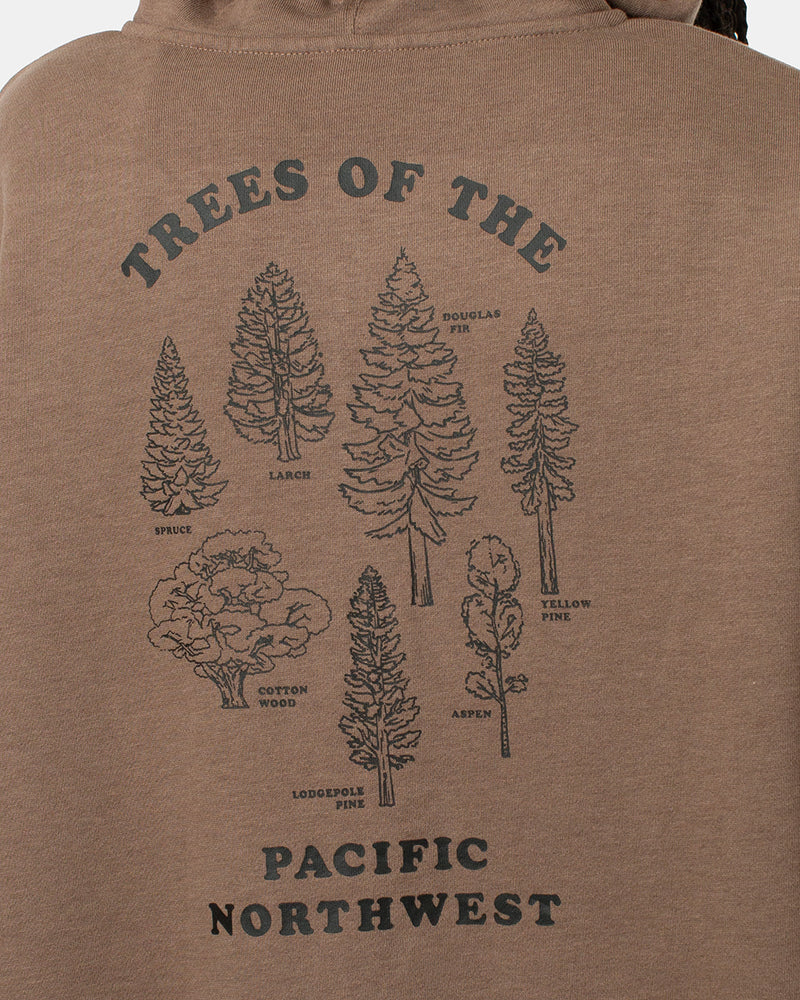 Brown-Organic-Cotton-Printed-Graphic-Full-Zip-Hoodie