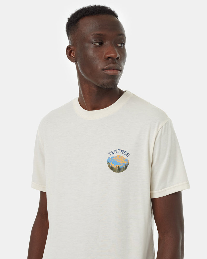 White-Crew-Neck-Graphic-Shortsleeve-T-Shirt