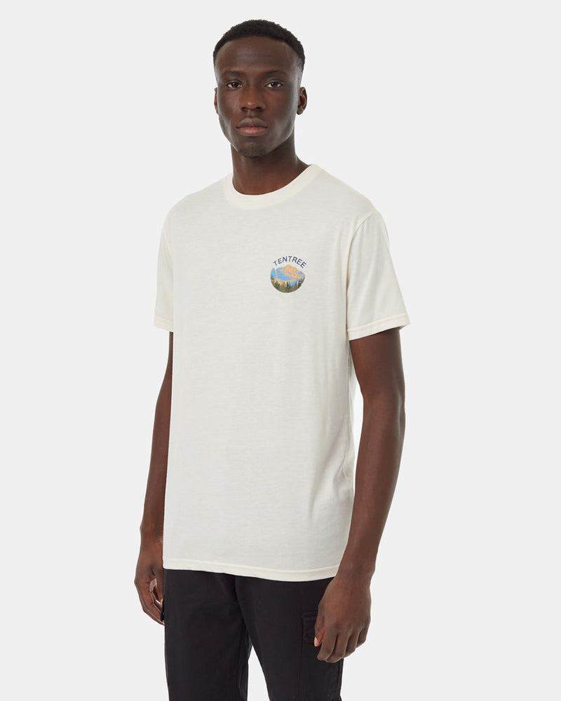 White-Crew-Neck-Graphic-Shortsleeve-T-Shirt