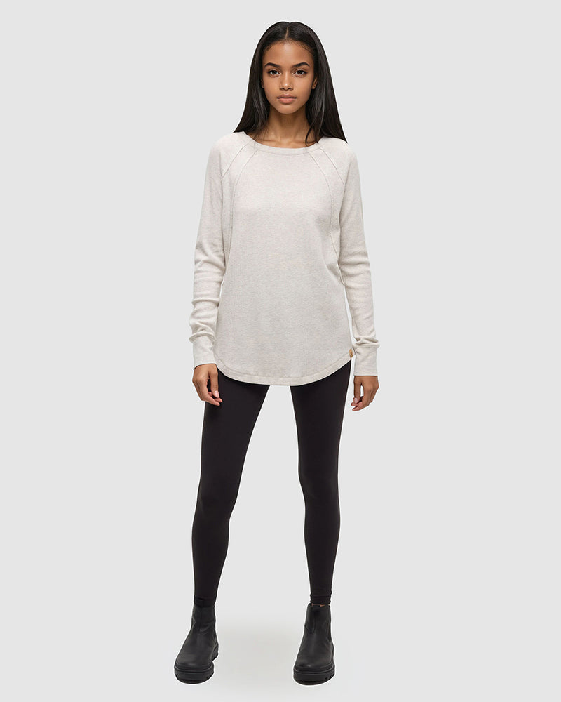 White-Relax-Treewaffle-Longsleeve-Shirt