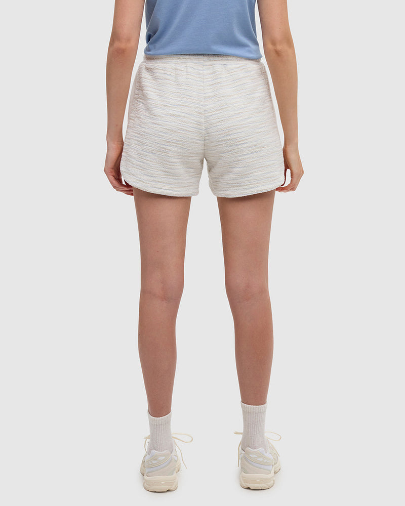 White-Slub-Cotton-Drawstring-Shorts