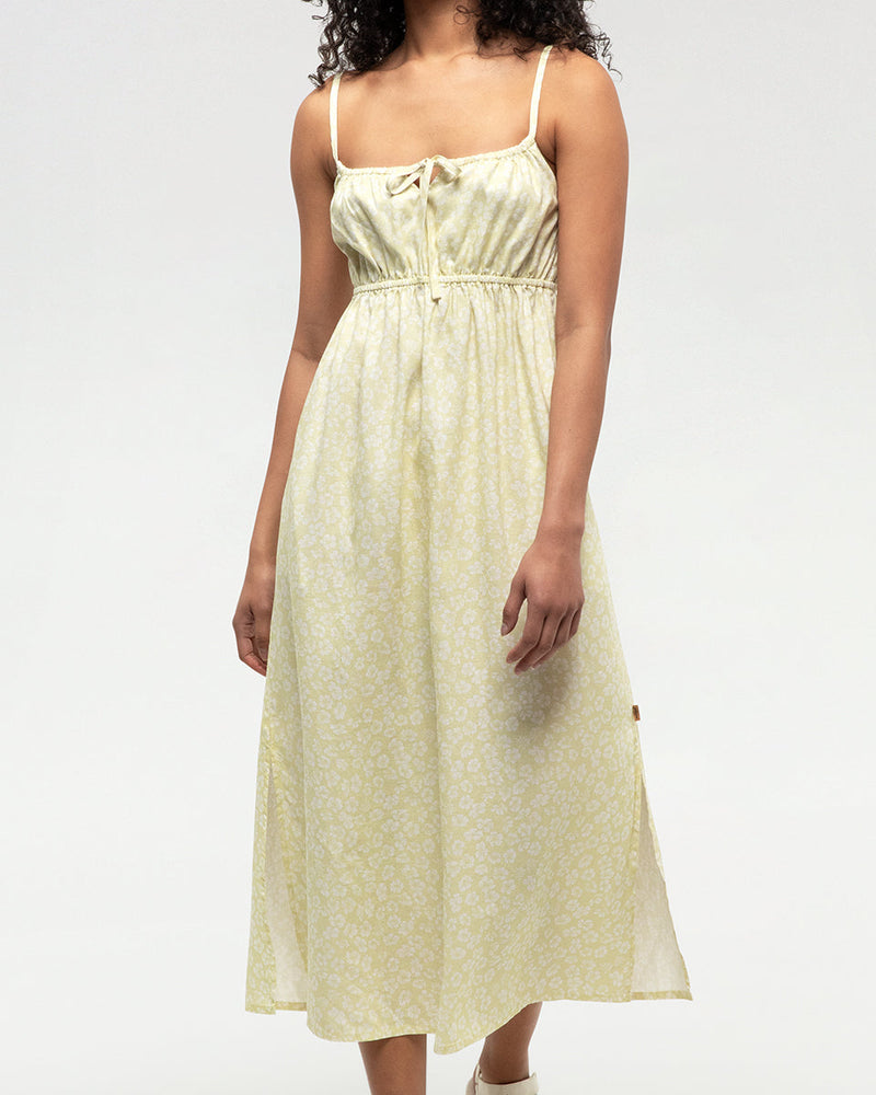 Yellow-Fit-_-Flare-Tie-Front-Maxi-Dress