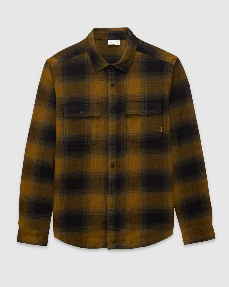 Yellow-Mens-Button-Up-Shirt
