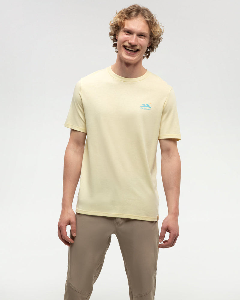 Yellow-Regular-Fit-Printed-Graphic-T-shirt