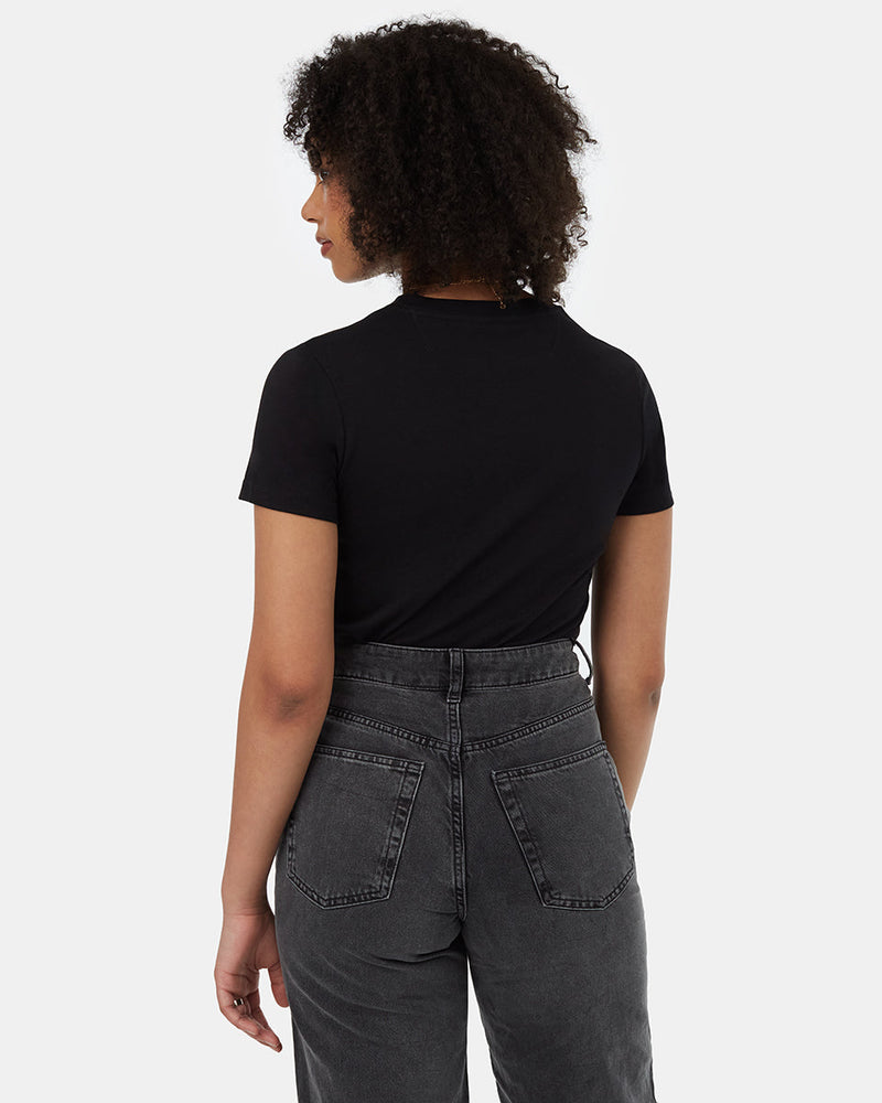 Black-Recycled-Polyester-Graphic-T-Shirt