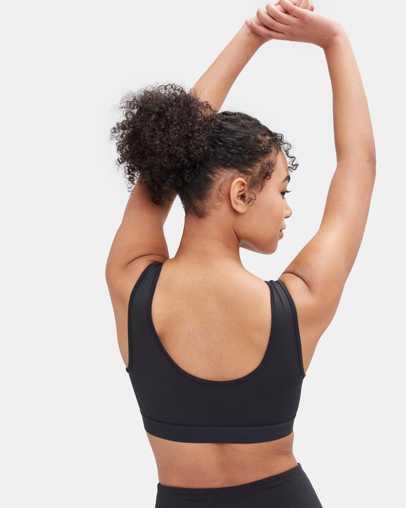 Black Women's Sports Bra