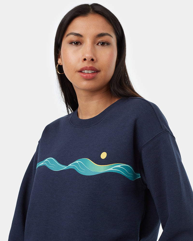 Blue-Womens-Organic-Cotton-Crew-Neck-Sweatshirt