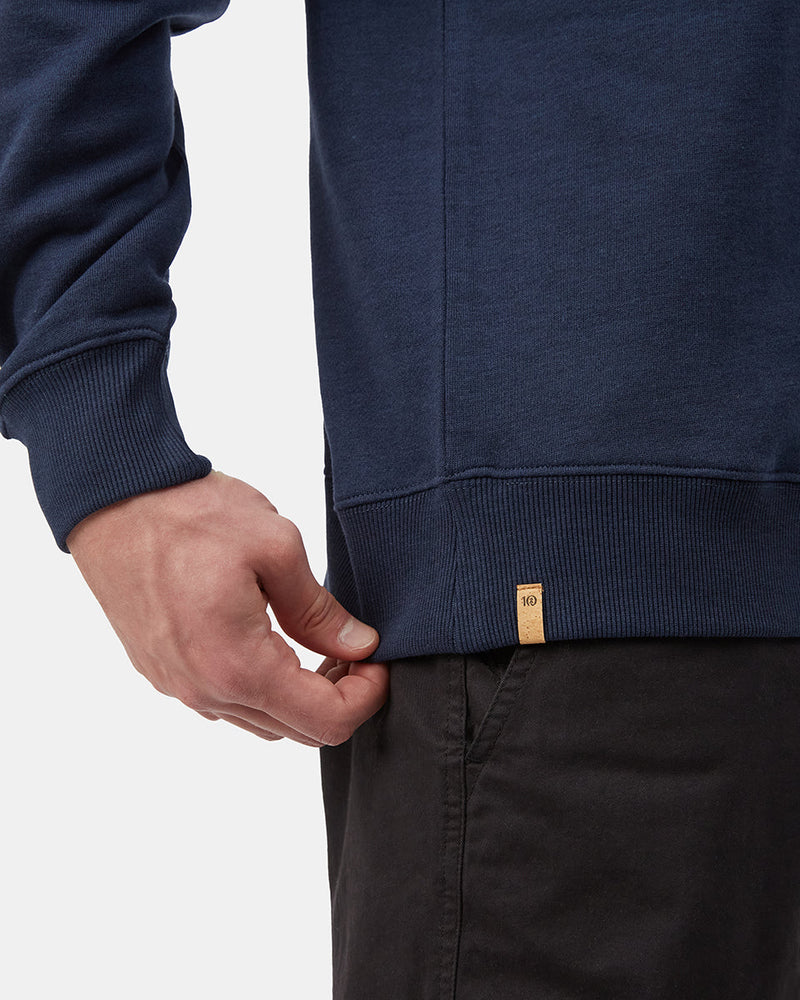 Blue Men's Long Sleeve Crew Neck Sweatshirt