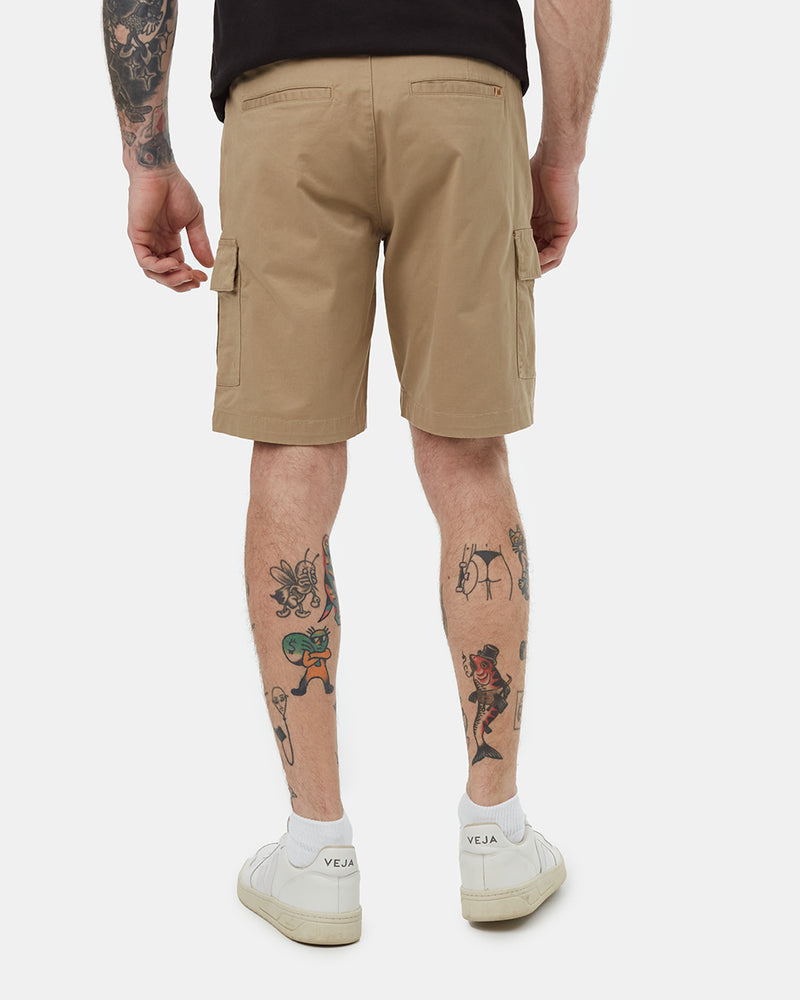 Brown-Cotton-Cargo-Short