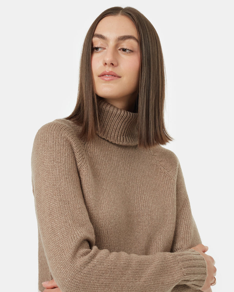 Brown-Women_s-Ribbed-Wool-Turtleneck
