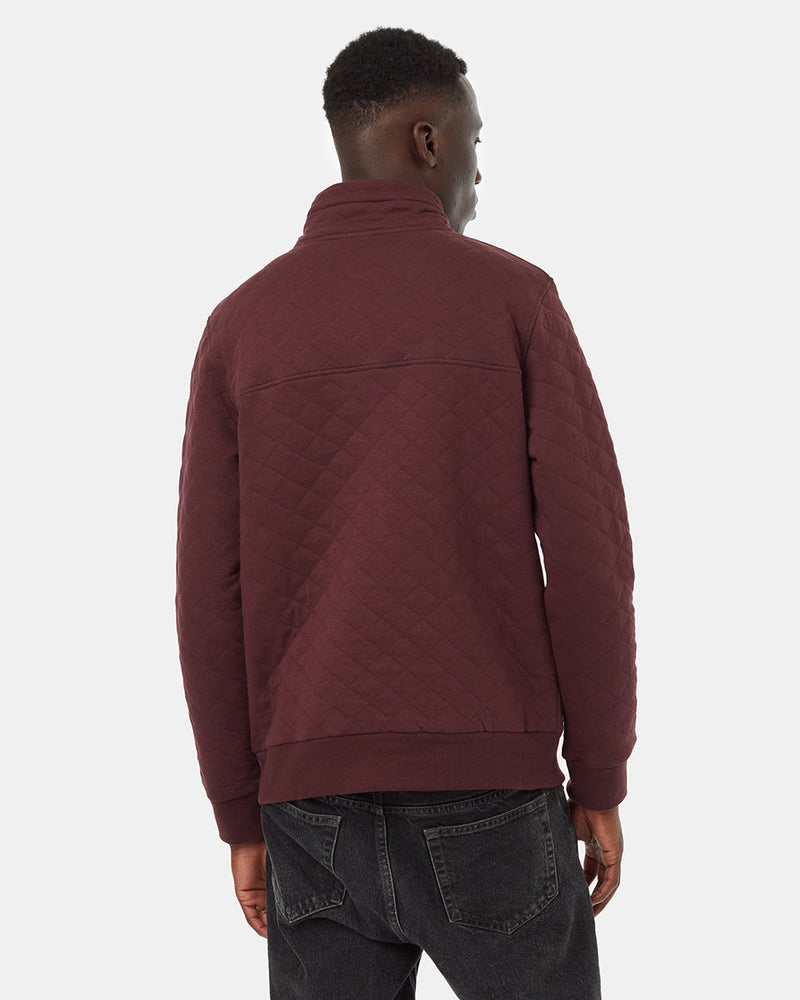 Burgundy-Men_s-Quilted-Sweatshirt