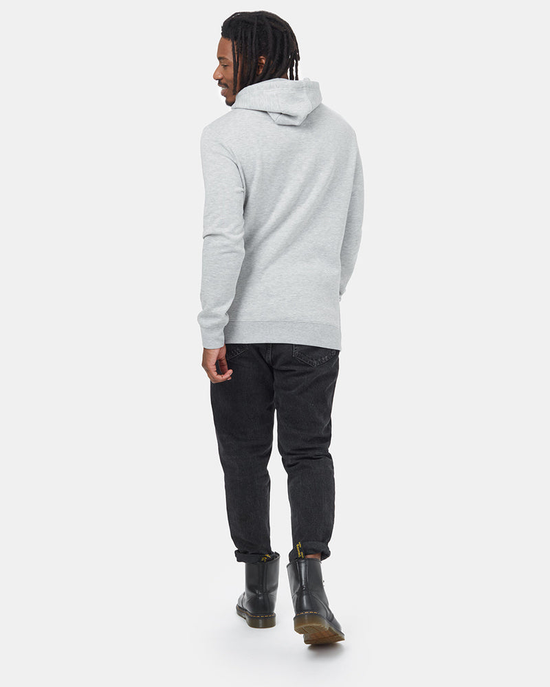 Gray Organic Fleece Pullover Hoodie