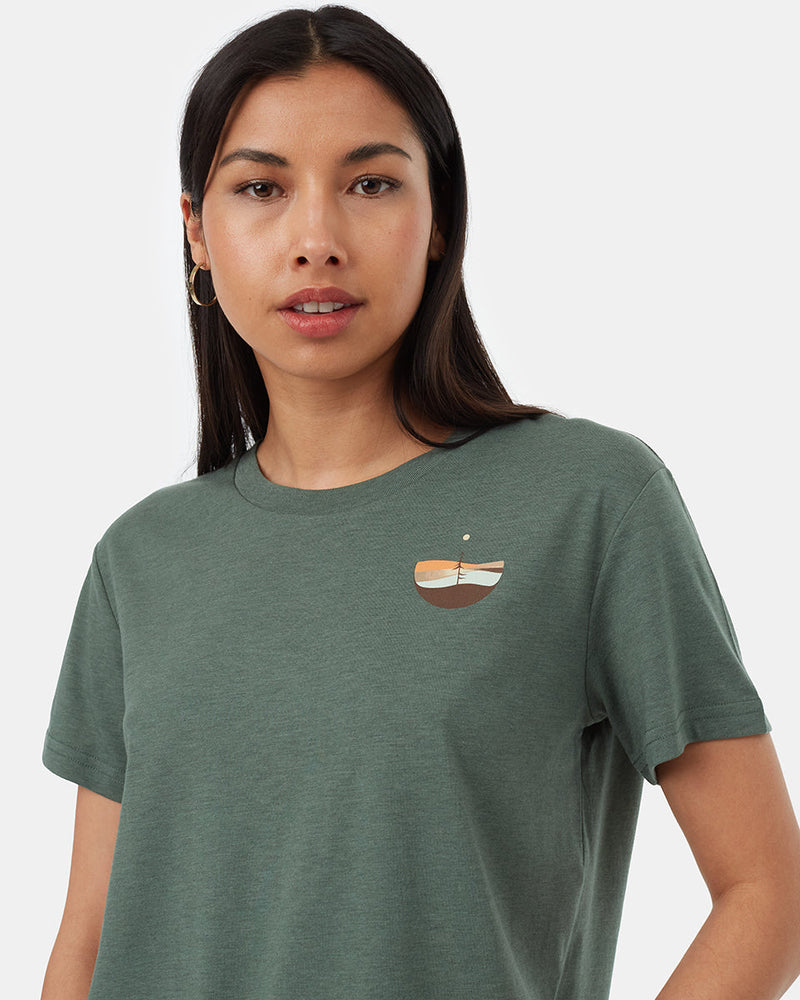 Green-Recycled-Polyester-Graphic-T-Shirt