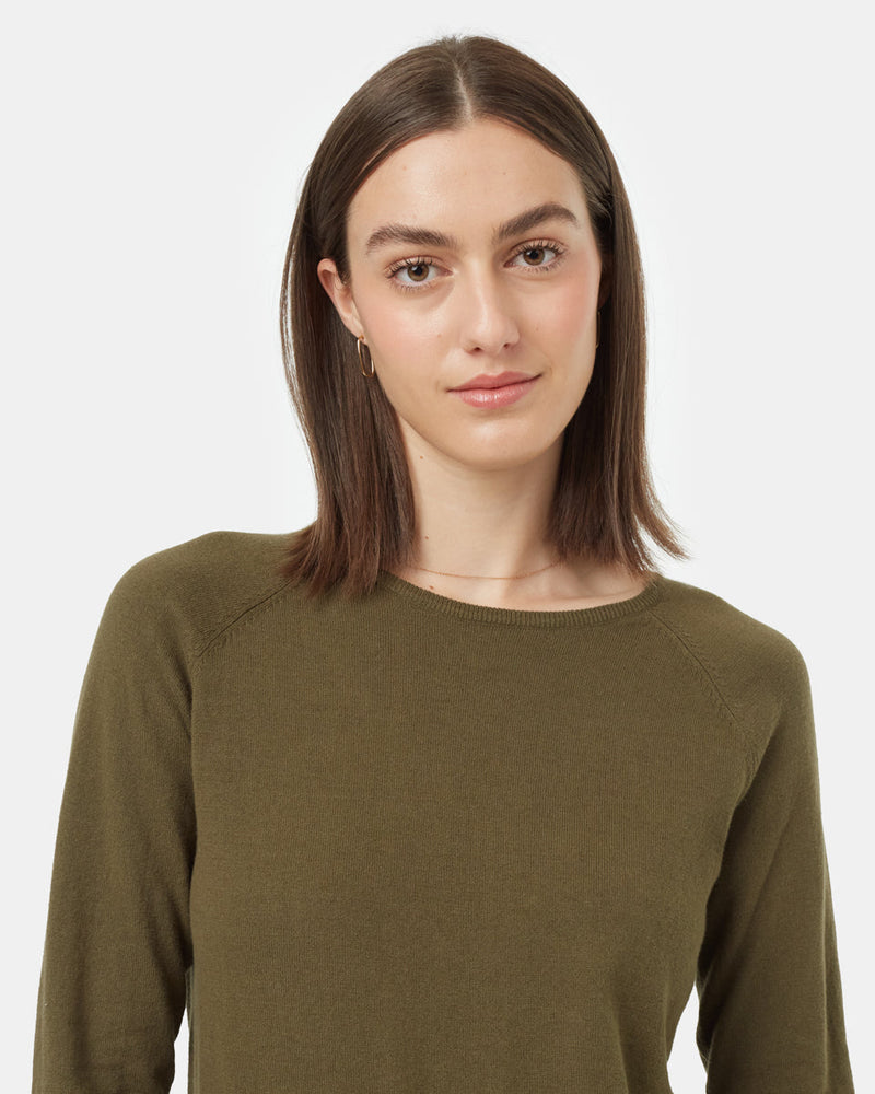 Green-Women_s-Longsleeve-Crossover-Jumper