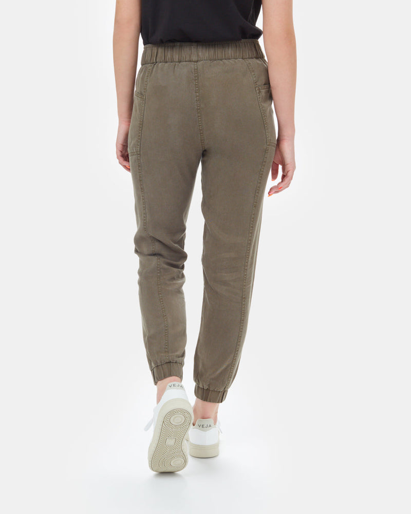 Green Women's Tencel Lightweight Trouser