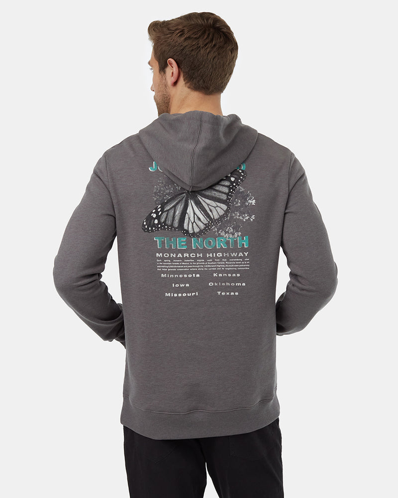 Eco-Friendly Butterfly Graphic Hoodie