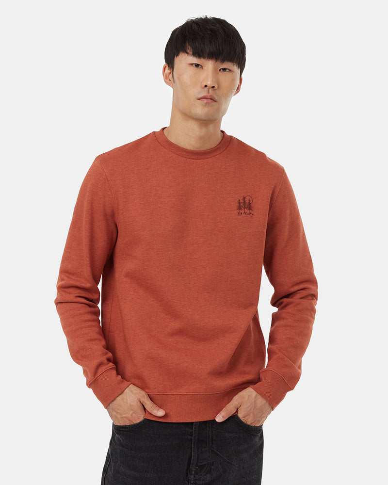 Mens_Orange_Embroidered_Crewneck