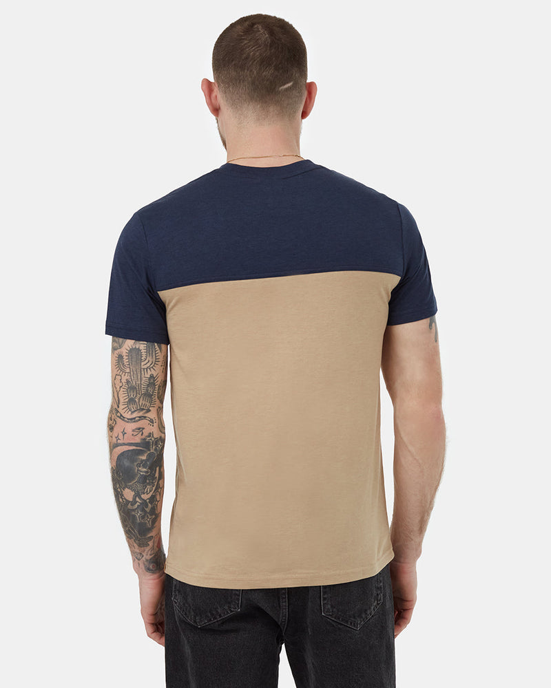 Multi-Recycled-Polyester-Crew-Neck-Color-Block-Tee