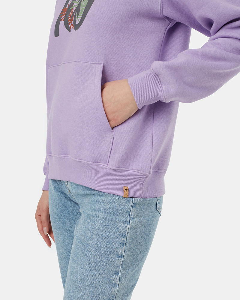 Purple-Womens-Tropical-Graphic-Pullover