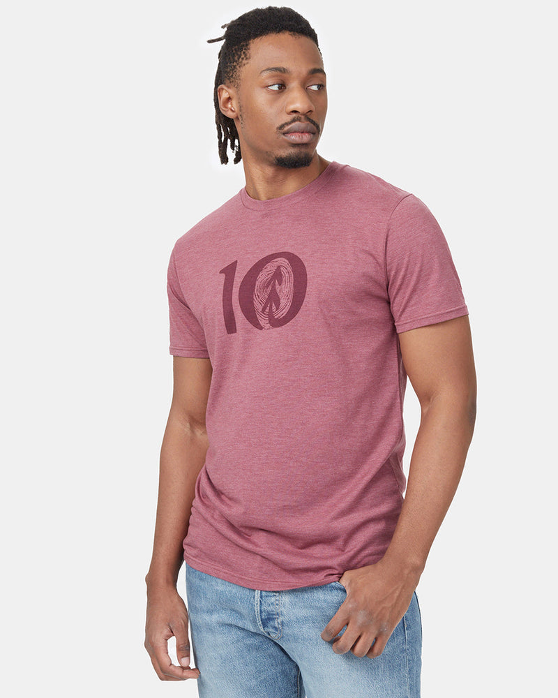 Red Crew Neck Short Sleeve T-Shirt