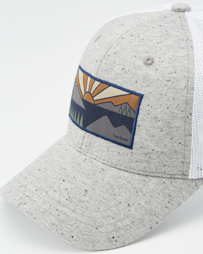 Gray Adjustable Organic Cotton Baseball Cap