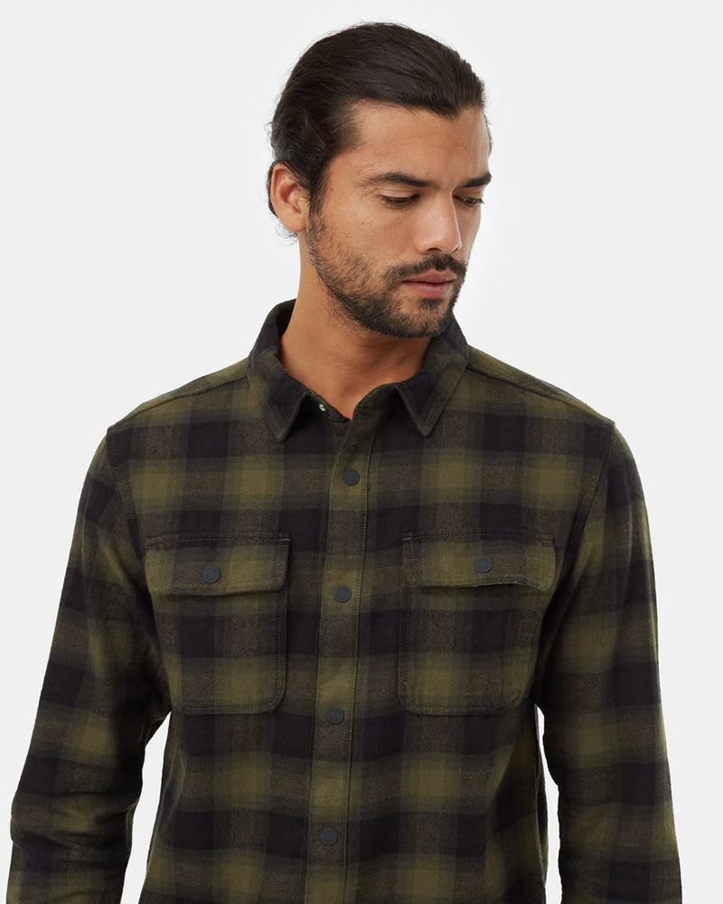 Black_Green-Mens-Organic-Cotton-Button-Up-Shirt