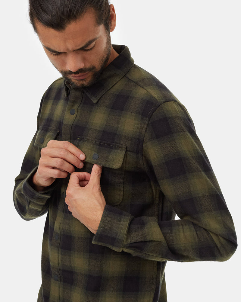 Black_Green-Mens-Organic-Cotton-Button-Up-Shirt