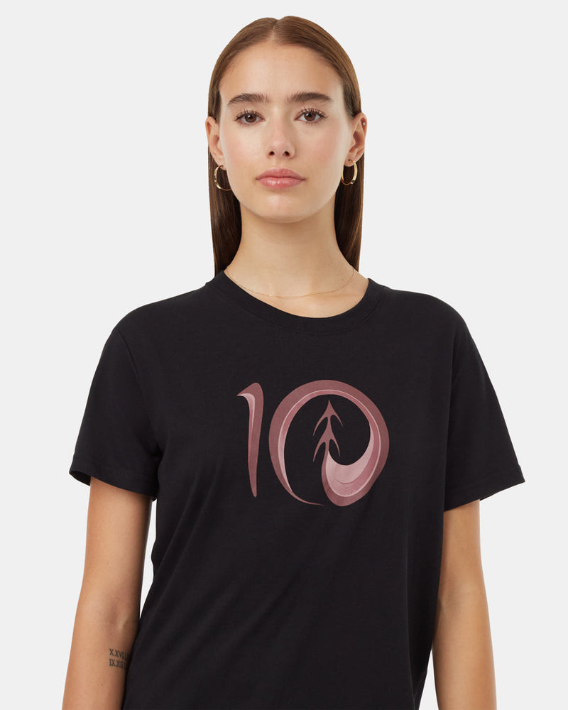 Black-Recycled-Polyester-Graphic-T-Shirt
