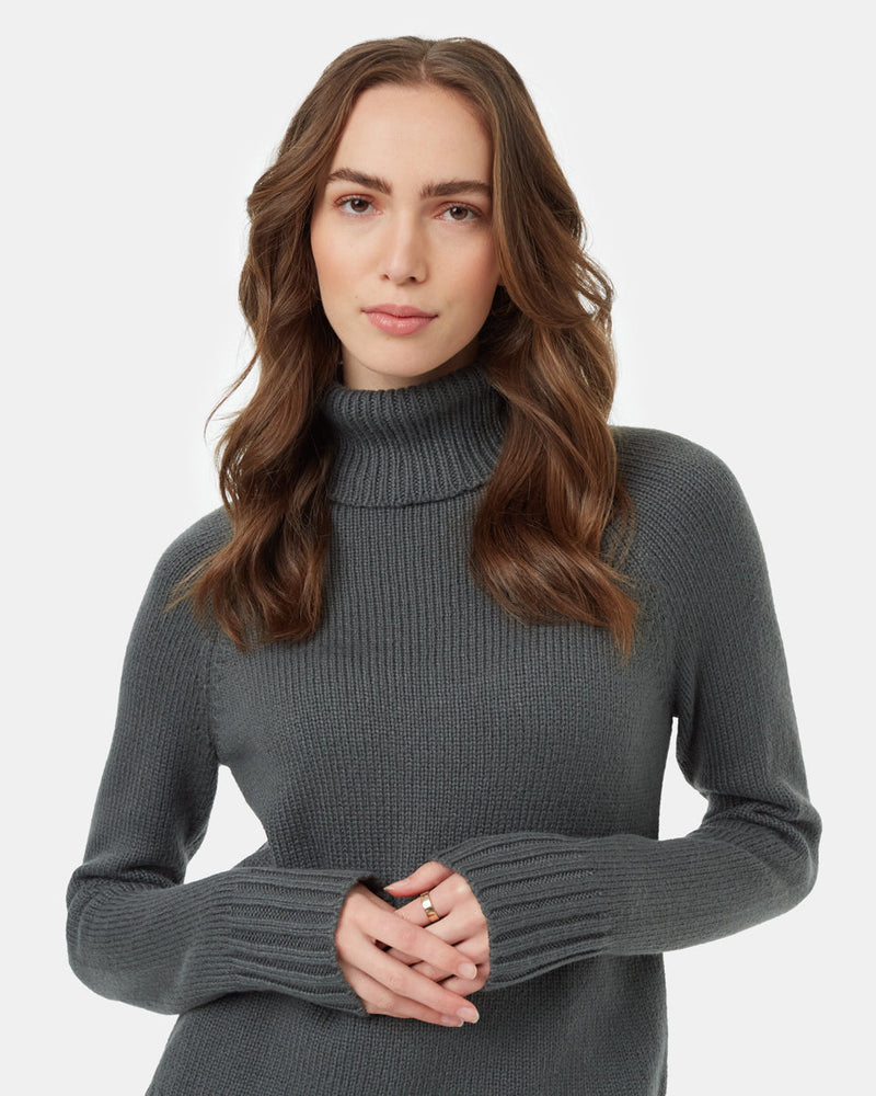 Green-Women_s-Ribbed-Wool-Turtleneck