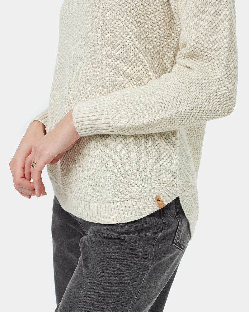 White-Womens-Organic-Cotton-Knit-Sweater