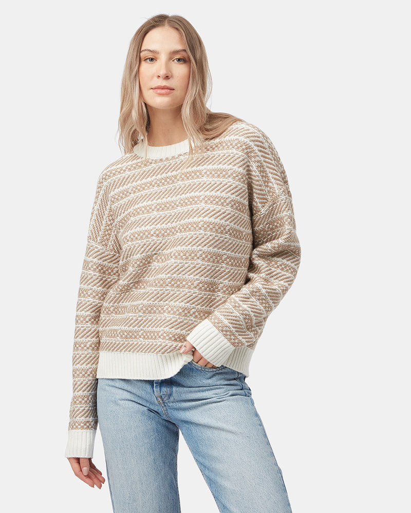 Highline Intarsia Crew Sweater